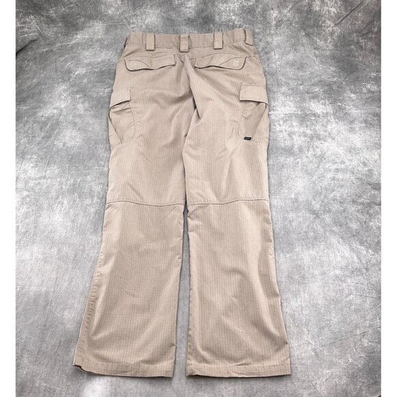 5.11+ Tactical Pants Men 34W x 32L Tan Ripstop Cargo Utility Work‎ Mid Rise - Picture 11 of 13